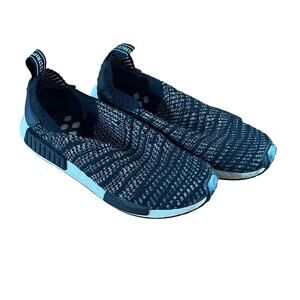 Adidas NMD R1 STLT Primeknit 'Core Black/Pink' NO LACES | Men’s 10